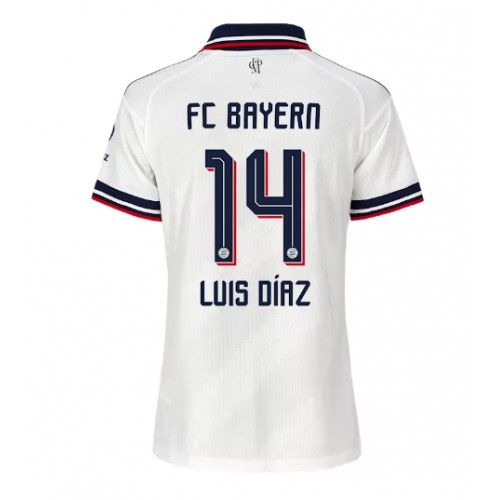Bayern Munich Luis Diaz #14 Vieraspaita Naiset 2026-27 Lyhythihainen